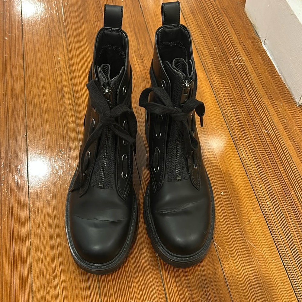 Ugg zip up ankle boots